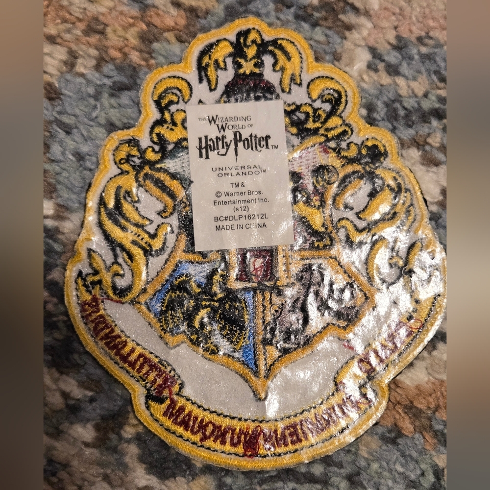 Harry Potter Multicolor Embroidered Patch Hogwarts Houses - Picture 3 of 3